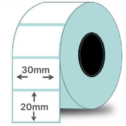 PixPos Label Sticker 30x20mm Label Paper for Barcode